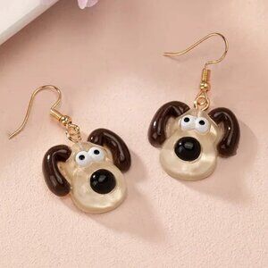 #92 Acrylic Dog Earrings - Cute and Cartoonish wallace and gromit